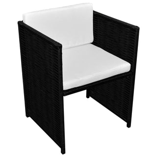 Bistroset Met Kussens Poly Rattan