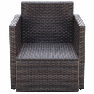 Tuinstoel Met Kussens Poly Rattan