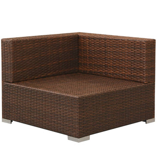 Loungeset Met Kussens Poly Rattan