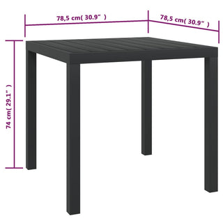 Tuintafel Aluminium En Hkc