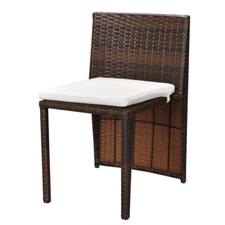 Bistroset Met Kussens Poly Rattan