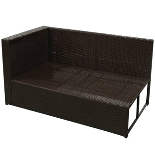 Loungeset Met Kussens Poly Rattan