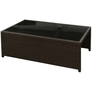 Loungeset Met Kussens Poly Rattan