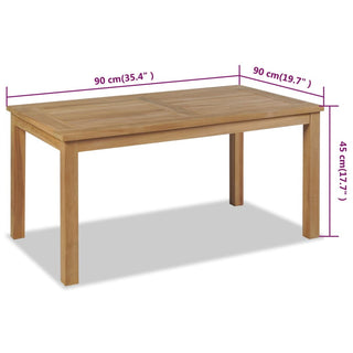 Salontafel 90X50X45 Cm Teakhout