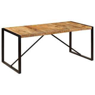 Eettafel 80 Cm Massief Ruw Mangohout