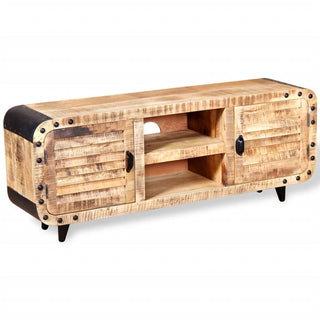 Tv-Meubel 120X30X50 Cm Massief Mangohout