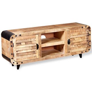 Tv-Meubel 120X30X50 Cm Massief Mangohout