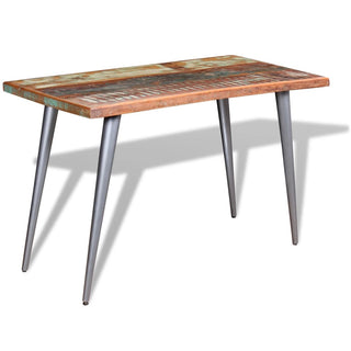 Eettafel 120X60X76 Cm Massief Gerecycled Hout