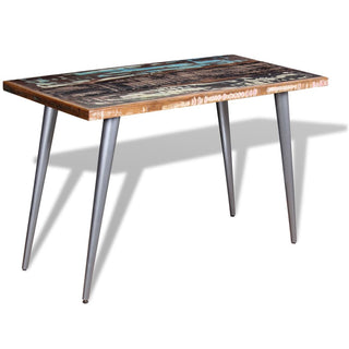 Eettafel 120X60X76 Cm Massief Gerecycled Hout