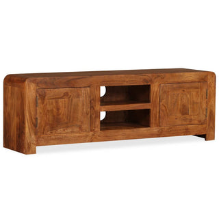 Tv-Meubel 120X30X40 Cm Massief Hout Met Honingafwerking