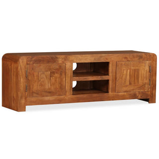 Tv-Meubel 120X30X40 Cm Massief Hout Met Honingafwerking