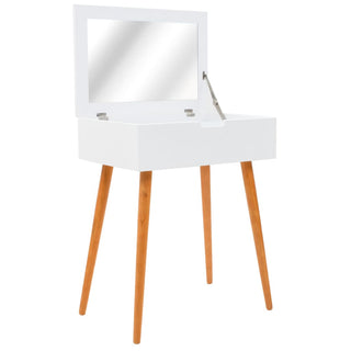 Kaptafel Met Spiegel 60X40X75 Cm Mdf