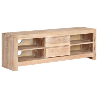 Tv-Meubel 120X30X40 Cm Massief Acaciahout