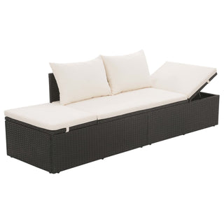 Tuinbed 195X60 Cm Poly Rattan