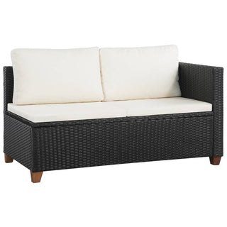 Loungeset Met Kussens Poly Rattan