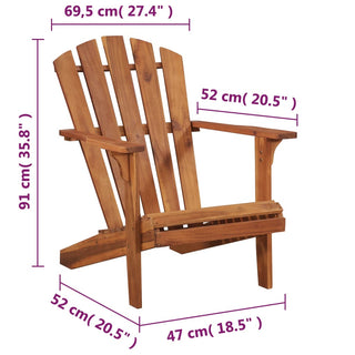 Tuinstoel Adirondack Massief Acaciahout