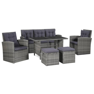 Tuinset Met Kussens Poly Rattan