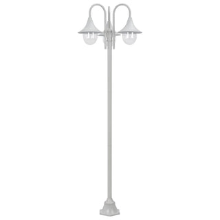 Paalverlichting Tuin E27 220 Cm Aluminium 3-Delig