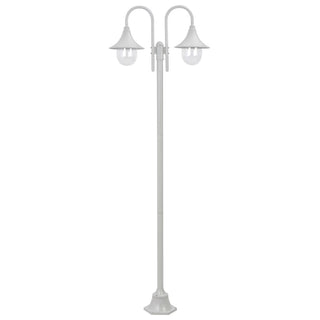 Paalverlichting Tuin E27 220 Cm Aluminium 2-Delig