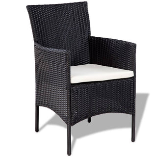 Loungeset Met Kussens Poly Rattan