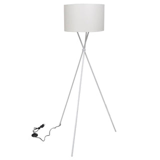 Vloerlamp Inclusief Lampenkap 139 Cm Wit