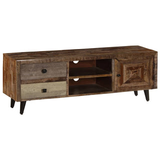 Tv-Meubel 118X30X40 Cm Massief Mangohout