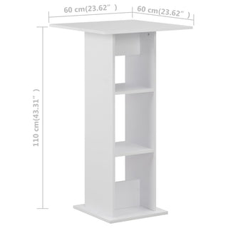 Bartafel 60X60X110 Cm