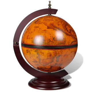 Globebar Tafelmodel Eucalyptushout