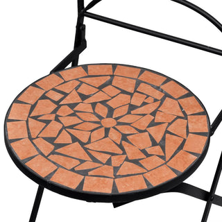 Bistrostoelen Inklapbaar Keramiek Terracottakleurig