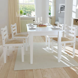 Eetkamerstoelen Massief Rubberwood En Fluweel