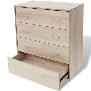 Dressoir Met 4 Lades 60X30,5X7 Cm Kleur