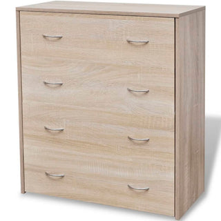 Dressoir Met 4 Lades 60X30,5X7 Cm Kleur