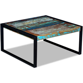 Salontafel 80X80X40 Cm Massief Gerecycled Hout