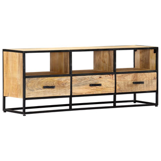 Tv-Meubel 120X30X45 Cm Massief Mangohout