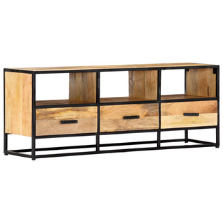 Tv-Meubel 120X30X45 Cm Massief Mangohout