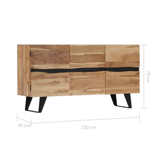 Dressoir 150X40X79 Cm Massief Acaciahout