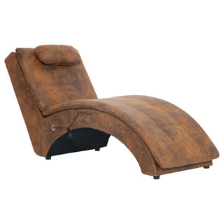 Massage Chaise Longue Met Kussen Kunstsuède