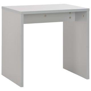 Kaptafel Met Spiegel En Krukje 104X45X131 Cm Grijs