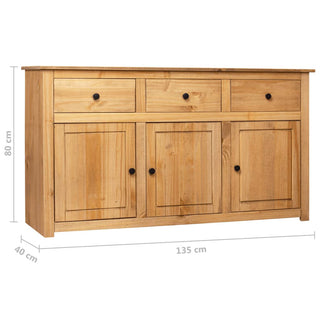 Dressoir Panama Range 35X40X80 Cm Massief Grenenhout