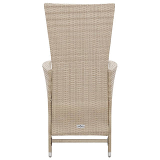 Tuinset Met Kussens Poly Rattan Beige