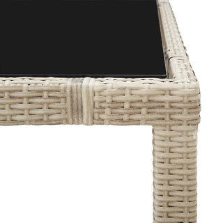 Tuinset Met Kussens Poly Rattan Beige