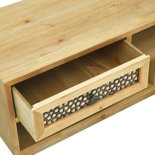 Tv-Meubel 120X30X42 Cm Bewerkt Hout Bruin