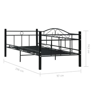 Bedbankframe Metaal 90X200 Cm