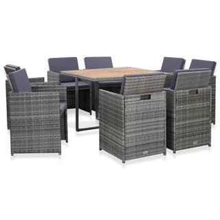 Tuinset Met Kussens Poly Rattan