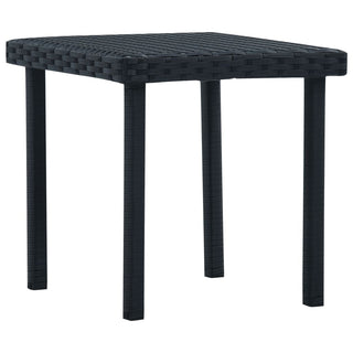 Tuintheetafel 40X40X40 Cm Poly Rattan