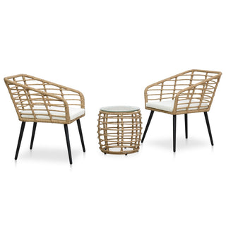 Bistroset Poly Rattan Kleurig