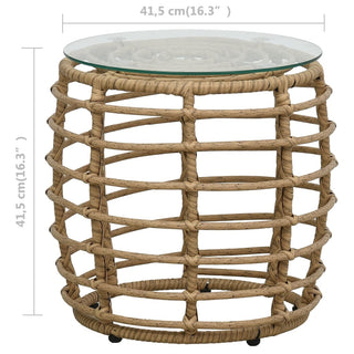 Bistroset Poly Rattan Kleurig