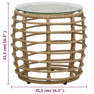 Bistroset Poly Rattan Kleurig