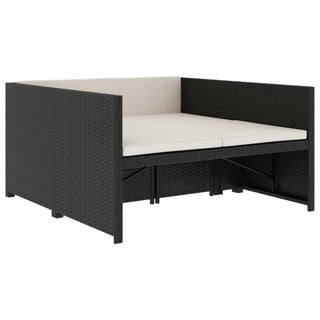 Loungeset Met Kussens Poly Rattan