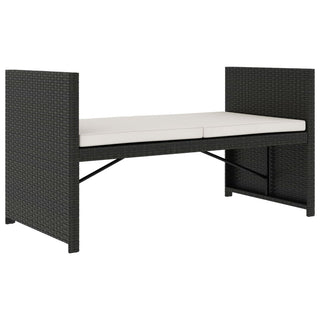 Loungeset Met Kussens Poly Rattan